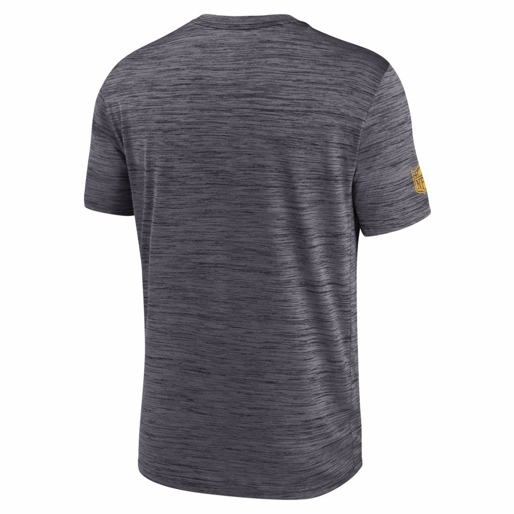 Pittsburgh Steelers Big & Tall Sideline Velocity Performance T-Shirt - Black T-shirts