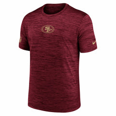 San Francisco 49ers Big & Tall Sideline Velocity Performance T-Shirt - Scarlet T-shirts