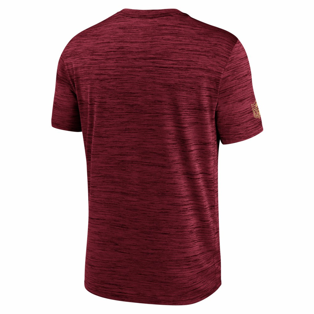 San Francisco 49ers Big & Tall Sideline Velocity Performance T-Shirt - Scarlet T-shirts