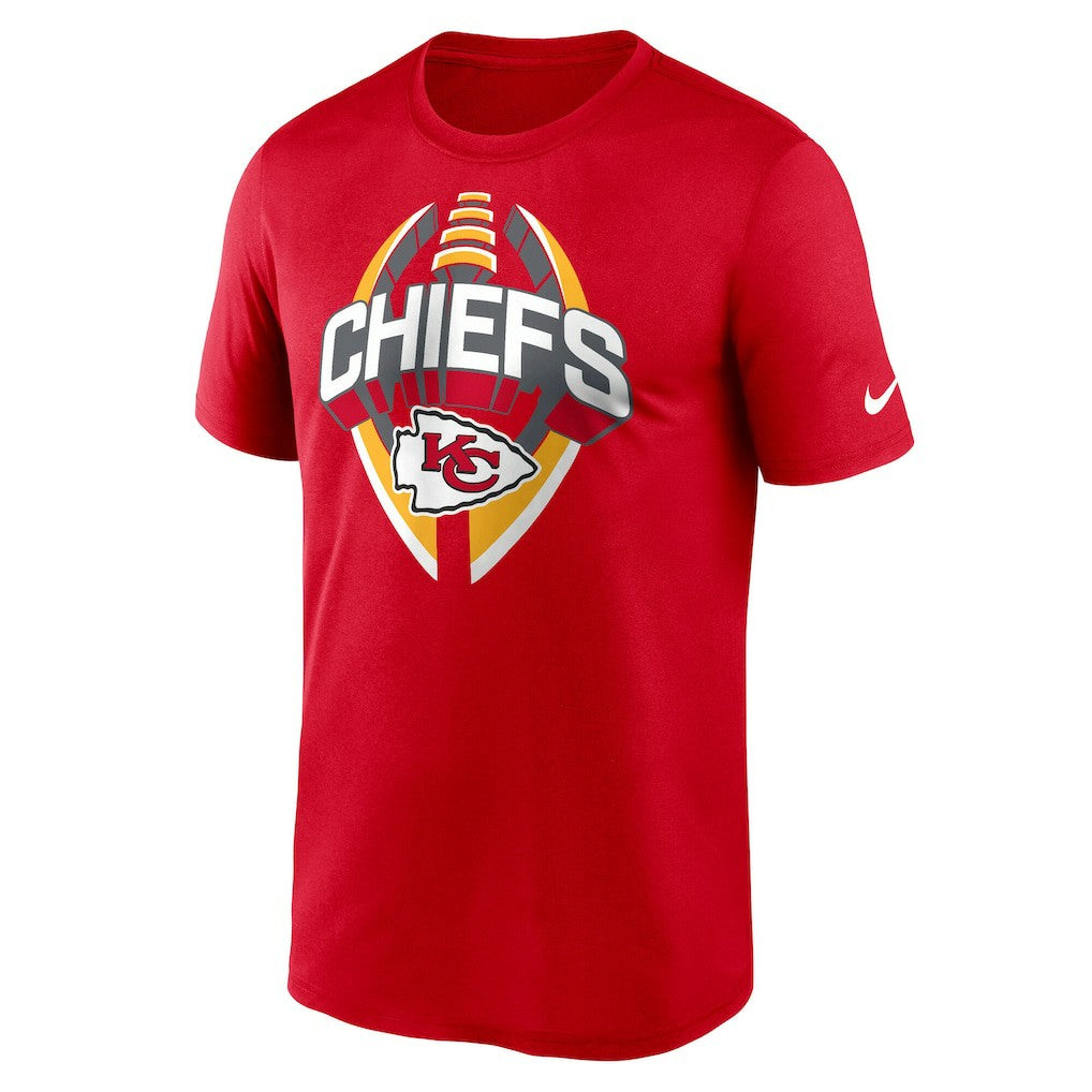 Kansas City Chiefs Big & Tall Primetime Legend Icon Performance T-Shirt - Red T-shirts