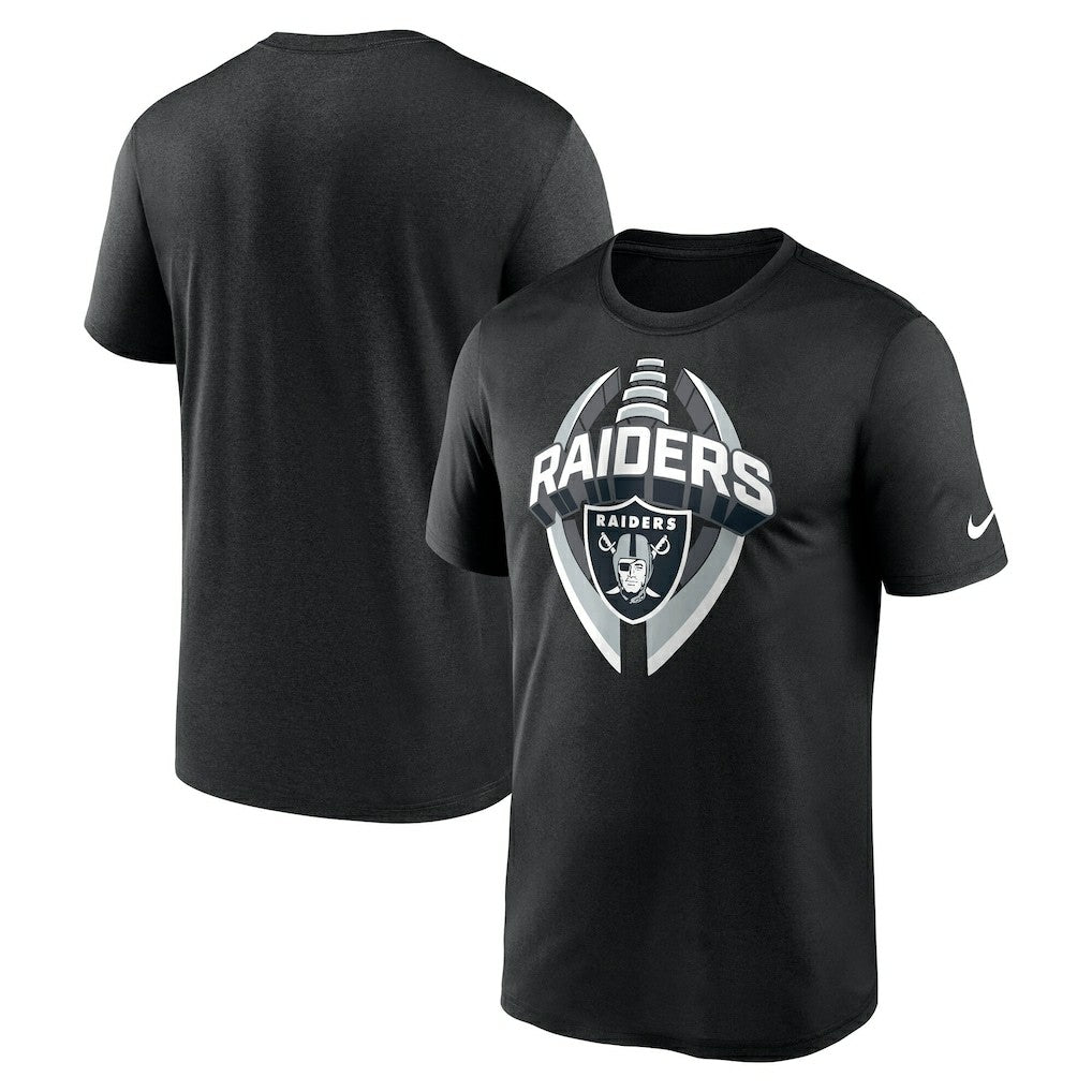 Las Vegas Raiders Big & Tall Primetime Legend Icon Performance T-Shirt - Black T-shirts