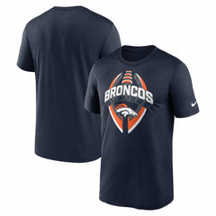 Denver Broncos Big & Tall Primetime Legend Icon Performance T-Shirt - Navy T-shirts