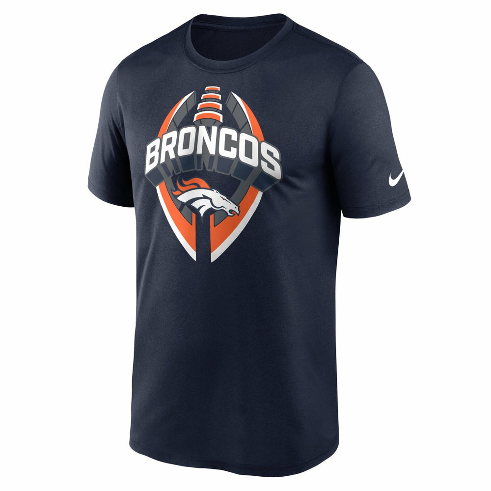 Denver Broncos Big & Tall Primetime Legend Icon Performance T-Shirt - Navy T-shirts