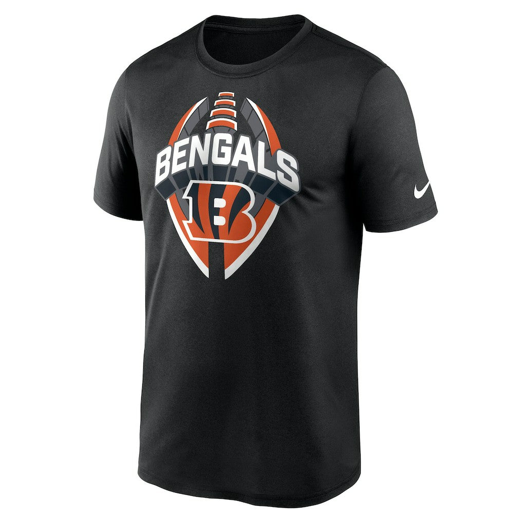 Cincinnati Bengals Big & Tall Primetime Legend Icon Performance T-Shirt - Black T-shirts