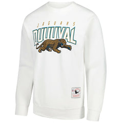 Jacksonville Jaguars Duval Classic Logos Pullover Sweatshirt - White Pullover