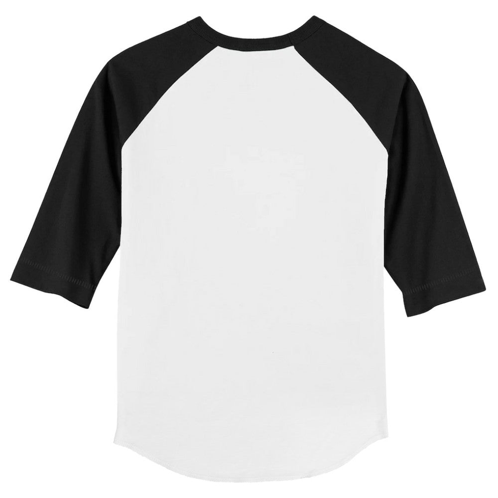 San Diego Padres Tiny Turnip Youth Logo Grid Raglan 3/4-Sleeve T-Shirt - White/Black T-shirts