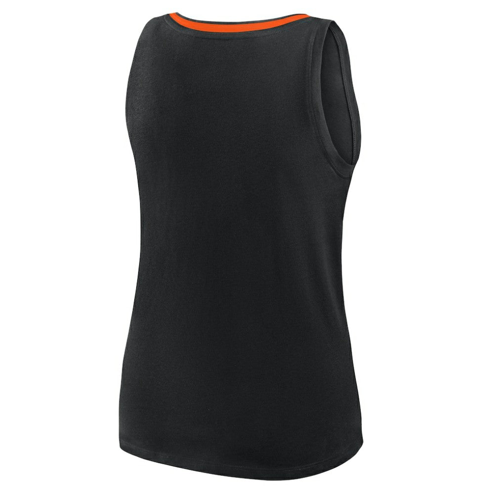 Baltimore Orioles Women's Plus Sized Stellar Win V-Neck Tank Top - Black Tanks