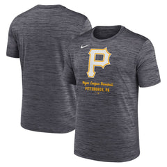 Pittsburgh Pirates Nike Velocity Dri-FIT T-Shirt - Gray T-shirts