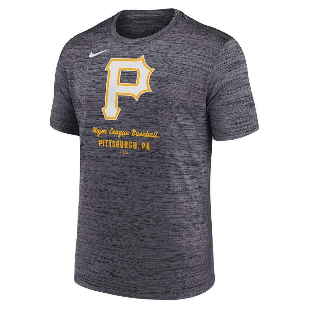 Pittsburgh Pirates Nike Velocity Dri-FIT T-Shirt - Gray T-shirts
