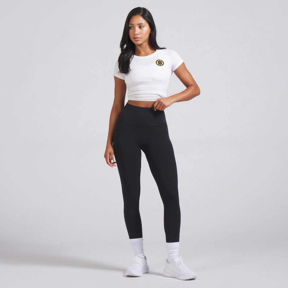Boston Bruins lululemon Women's Swiftly Tech Short-Sleeve Shirt 2.0 - White | US 202164658