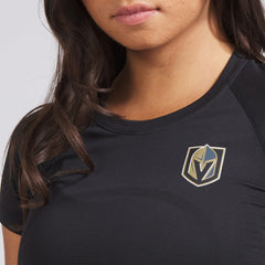 Vegas Golden Knights lululemon Women's Swiftly Tech Short-Sleeve Shirt 2.0 - Black | US 202164667