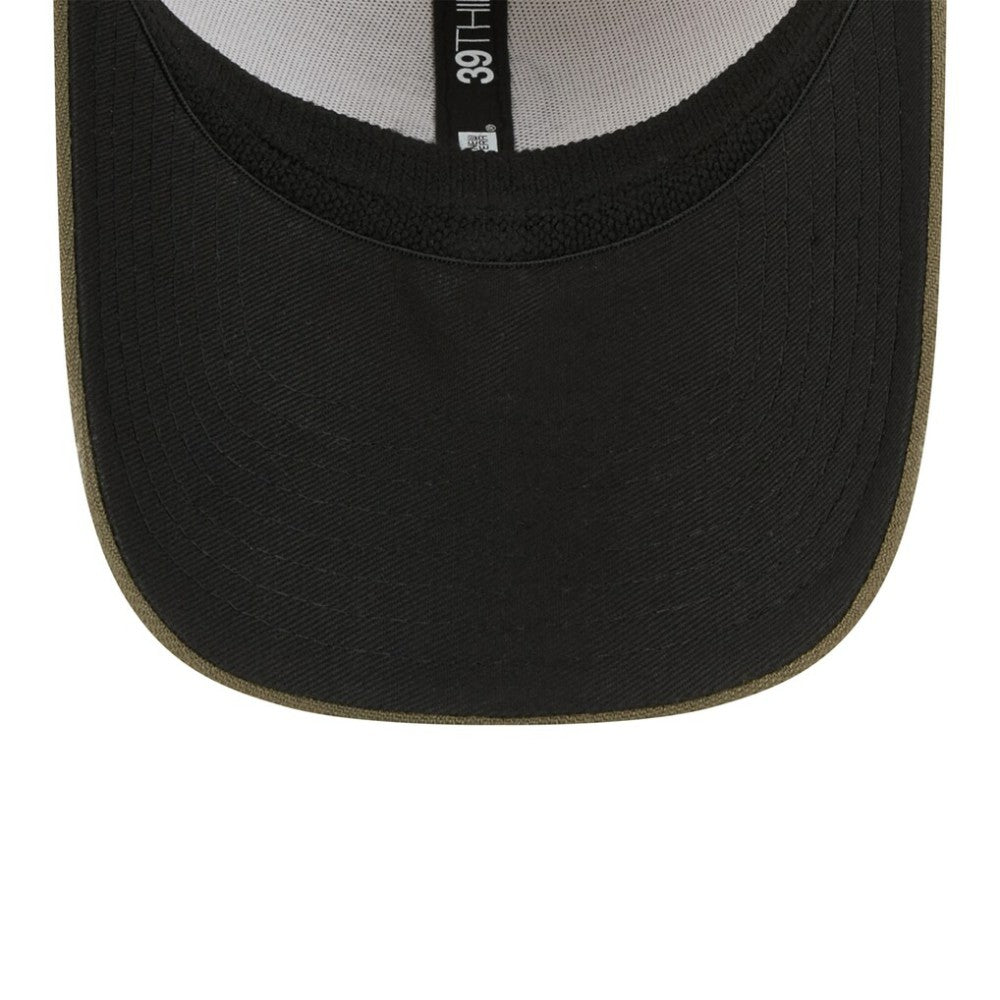 Seattle Mariners New Era 2025 Armed Forces Day 39THIRTY Flex Hat - Light Beige/Olive Hats