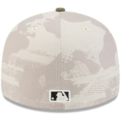 Washington Nationals New Era 2025 Armed Forces Day 59FIFTY Fitted Hat - Light Beige/Olive Hats
