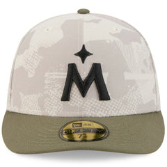 Minnesota Twins New Era 2025 Armed Forces Day 59FIFTY Fitted Hat - Light Beige/Olive Hats