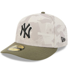 New York Yankees New Era 2025 Armed Forces Day 59FIFTY Fitted Hat - Light Beige/Olive Hats