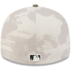 Pittsburgh Pirates New Era 2025 Armed Forces Day 59FIFTY Fitted Hat - Light Beige/Olive Hats