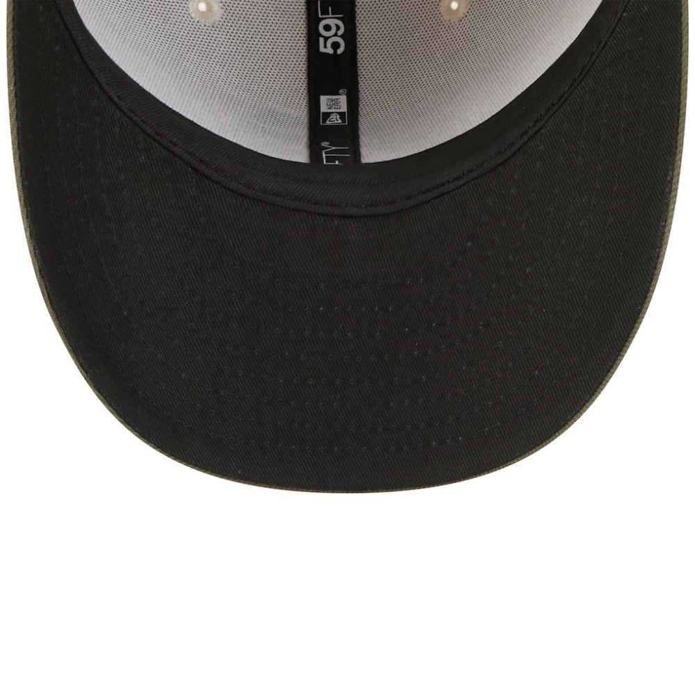 San Francisco Giants New Era 2025 Armed Forces Day 59FIFTY Fitted Hat - Light Beige/Olive Hats