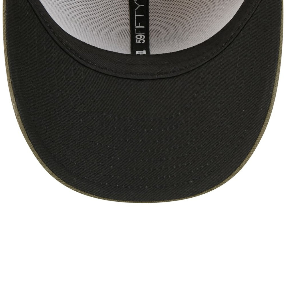 Seattle Mariners New Era 2025 Armed Forces Day 59FIFTY Fitted Hat - Light Beige/Olive Hats
