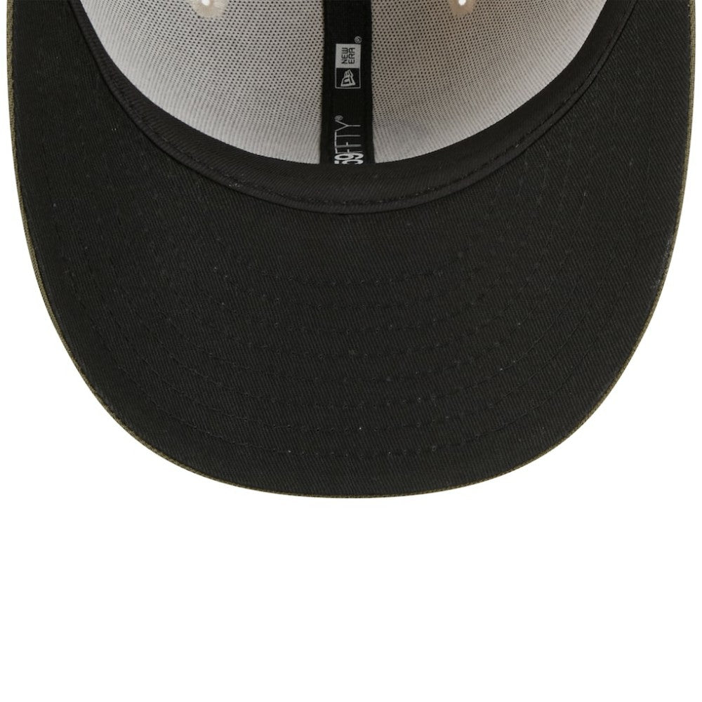 Colorado Rockies New Era 2025 Armed Forces Day 59FIFTY Fitted Hat - Light Beige/Olive Hats