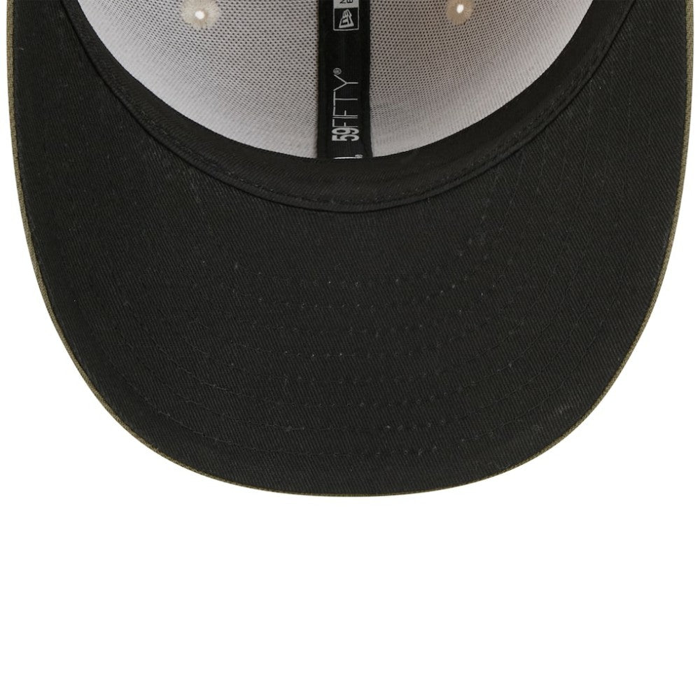 Chicago White Sox New Era 2025 Armed Forces Day 59FIFTY Fitted Hat - Light Beige/Olive Hats