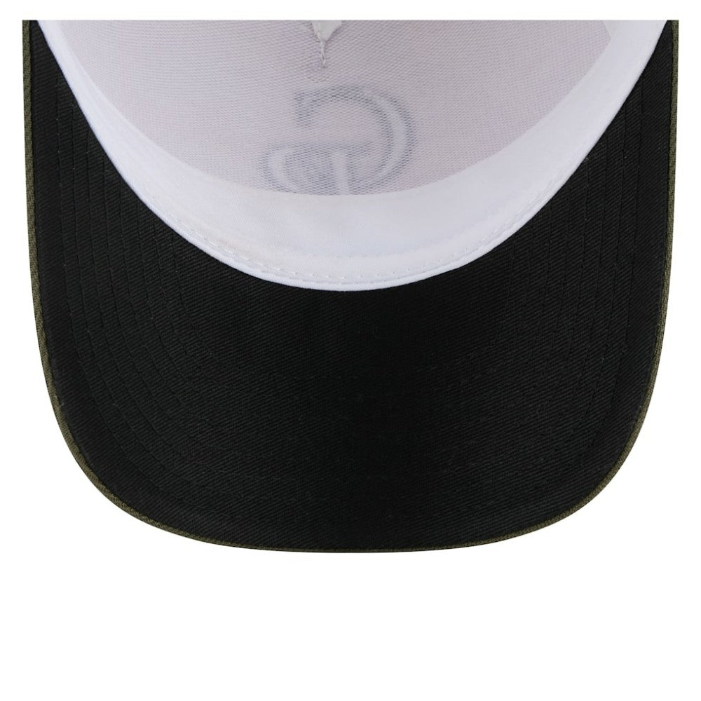 Colorado Rockies New Era 2025 Armed Forces Day 9FORTY M-Crown A-Frame Adjustable Hat - Light Beige/Olive Hats