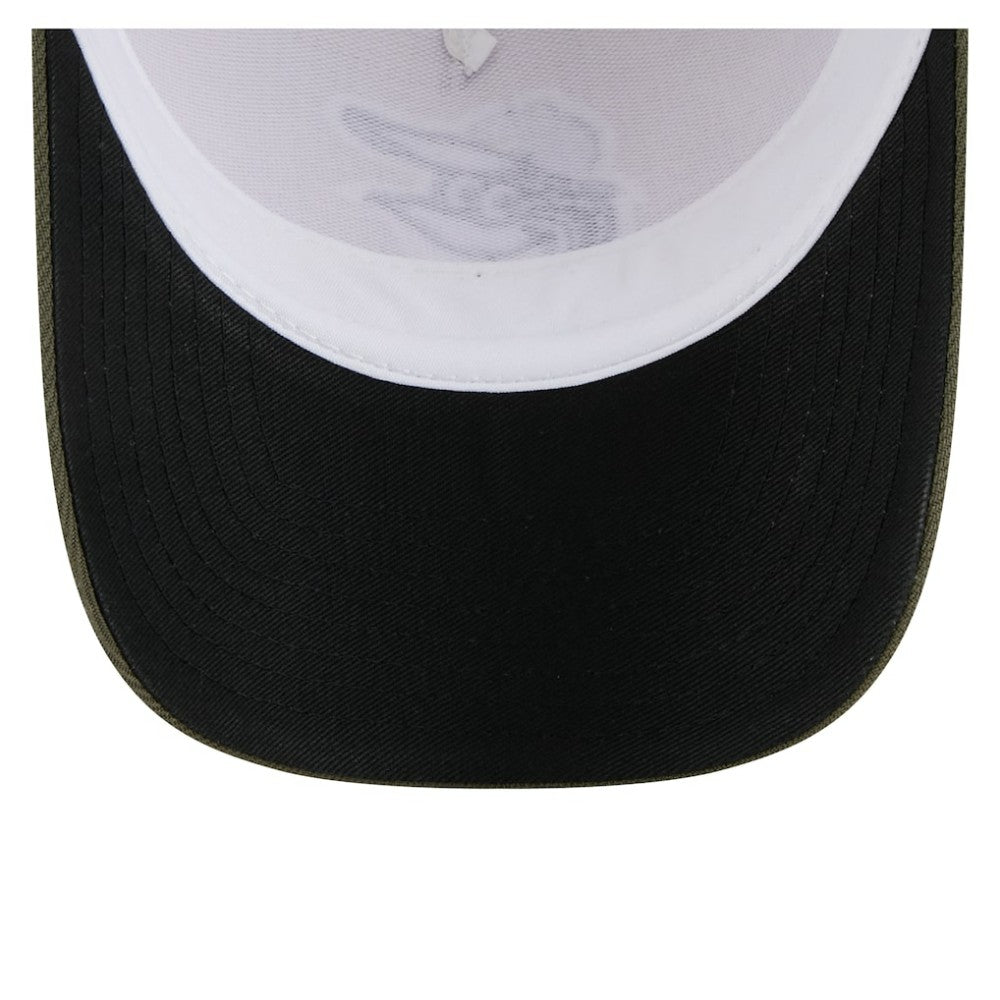 Baltimore Orioles New Era 2025 Armed Forces Day 9FORTY M-Crown A-Frame Adjustable Hat - Light Beige/Olive Hats