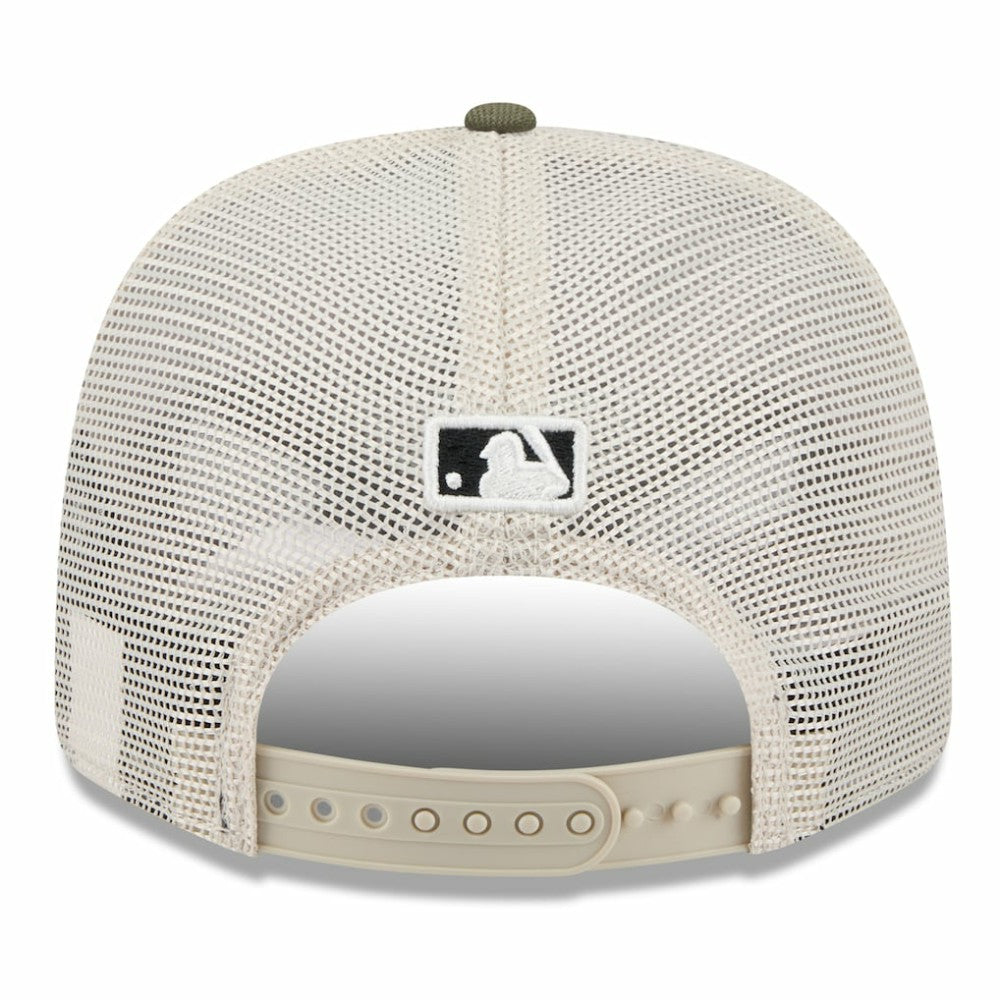 Minnesota Twins New Era 2025 Armed Forces Day 9SEVENTY Stretch-Snap Hat - Light Beige/Olive Hats