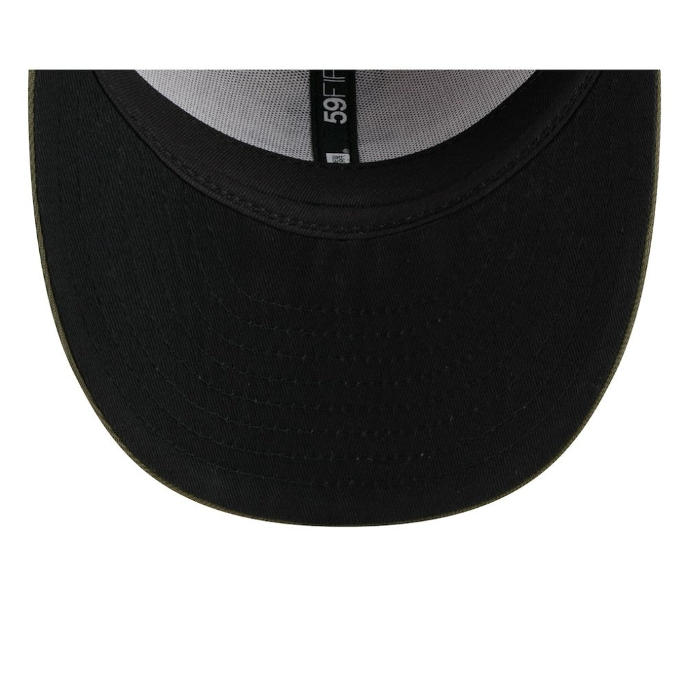 Chicago White Sox New Era 2025 Armed Forces Day Low Profile 59FIFTY Fitted Hat - Light Beige/Olive Hats