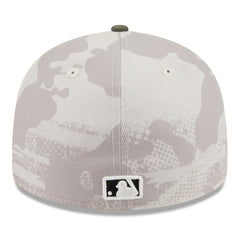 Houston Astros New Era 2025 Armed Forces Day Low Profile 59FIFTY Fitted Hat - Light Beige/Olive Hats