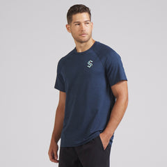 Seattle Kraken lululemon Metal Vent Tech Short-Sleeve Shirt - Mineral Blue | US 202165035