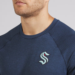 Seattle Kraken lululemon Metal Vent Tech Short-Sleeve Shirt - Mineral Blue | US 202165035