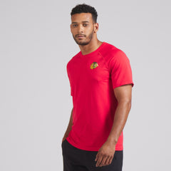 Chicago Blackhawks lululemon Metal Vent Tech Short-Sleeve Shirt - True Red | US 202165038