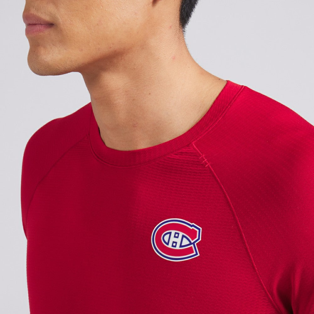 Montreal Canadiens lululemon Metal Vent Tech Short-Sleeve Shirt - True Red | US 202165041
