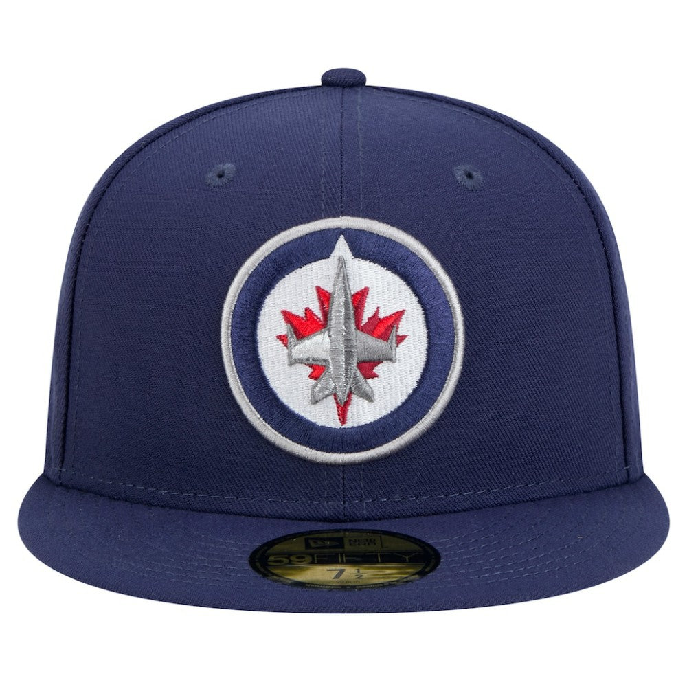 Winnipeg Jets New Era Core 59FIFTY Fitted Hat - Navy | US 202165686