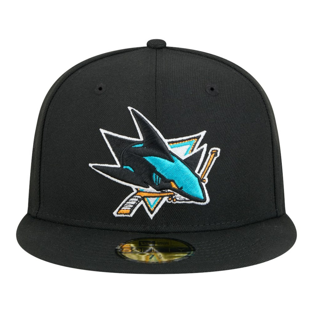 San Jose Sharks New Era Core 59FIFTY Fitted Hat - Black | US 202165688