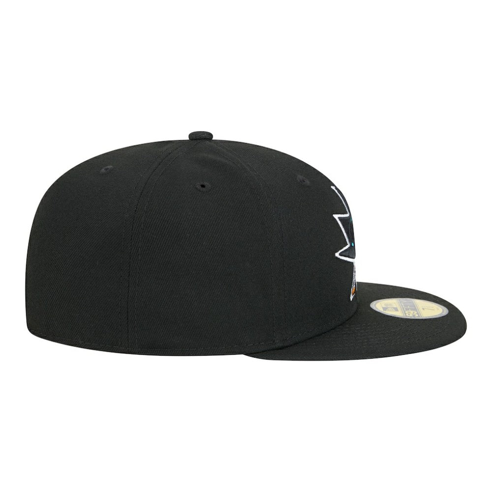 San Jose Sharks New Era Core 59FIFTY Fitted Hat - Black | US 202165688