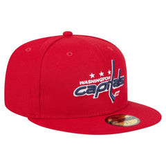 Washington Capitals New Era Core 59FIFTY Fitted Hat - Red | US 202165695