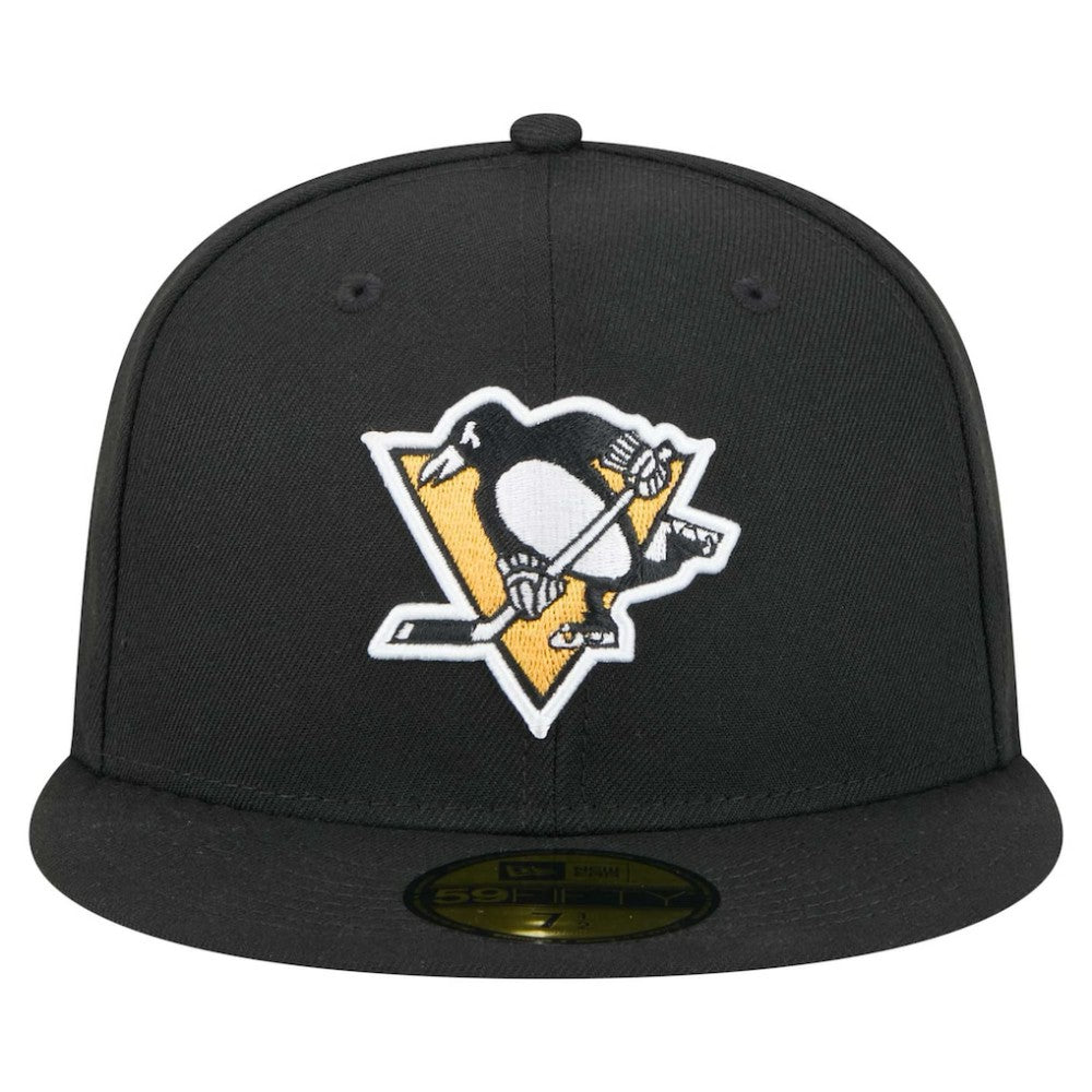 Pittsburgh Penguins New Era Core 59FIFTY Fitted Hat - Black | US 202165696