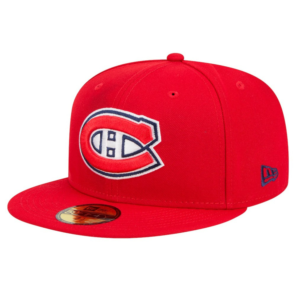 Montreal Canadiens New Era Core 59FIFTY Fitted Hat - Red | US 202165698