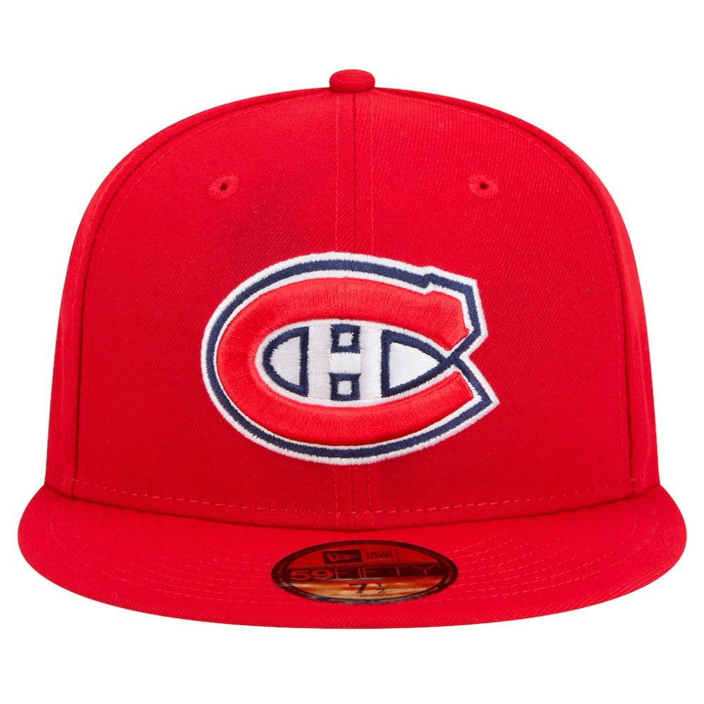 Montreal Canadiens New Era Core 59FIFTY Fitted Hat - Red | US 202165698