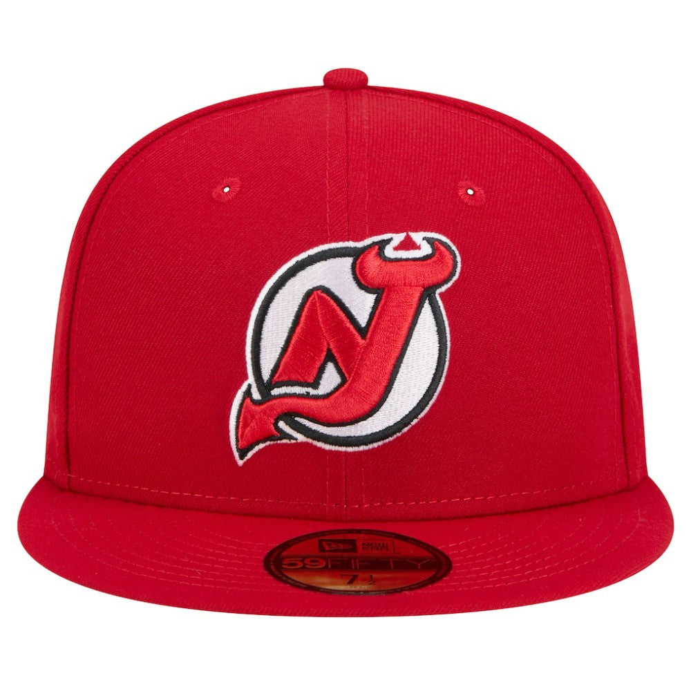 New Jersey Devils New Era Core 59FIFTY Fitted Hat - Red | US 202165701