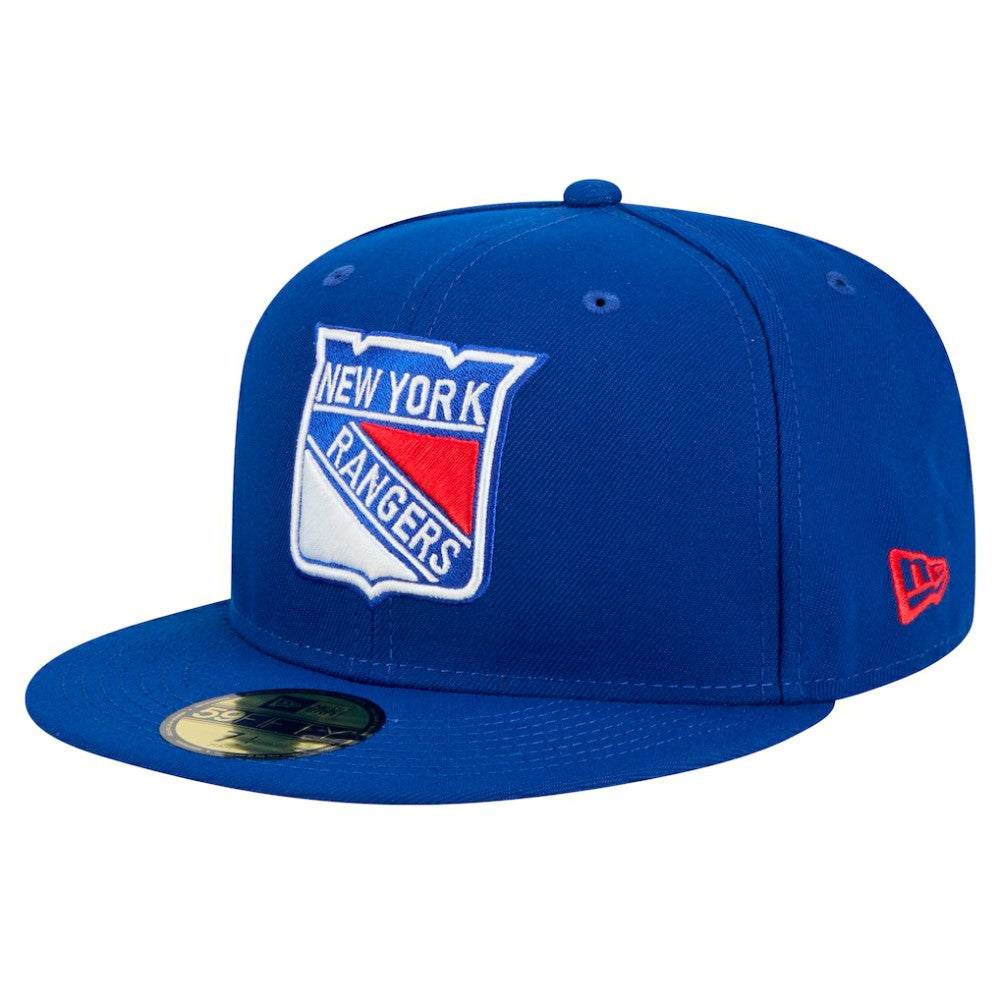 New York Rangers New Era Core 59FIFTY Fitted Hat - Blue | US 202165703