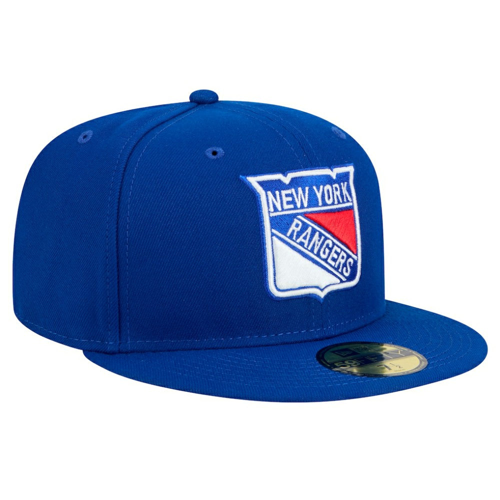 New York Rangers New Era Core 59FIFTY Fitted Hat - Blue | US 202165703