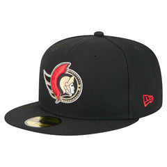 Ottawa Senators New Era Core 59FIFTY Fitted Hat - Black | US 202165704