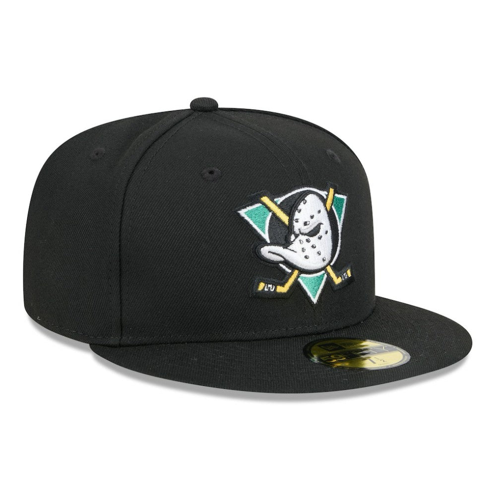 Anaheim Ducks New Era Core 59FIFTY Fitted Hat - Black | US 202165707