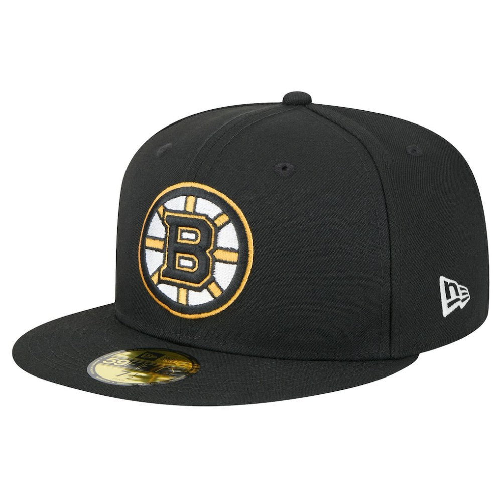 Boston Bruins New Era Core 59FIFTY Fitted Hat - Black | US 202165708