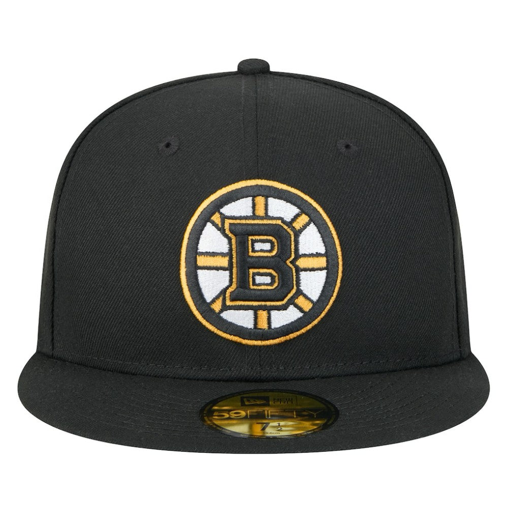 Boston Bruins New Era Core 59FIFTY Fitted Hat - Black | US 202165708