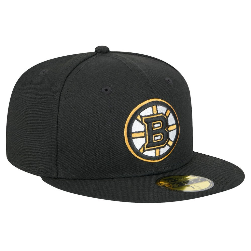 Boston Bruins New Era Core 59FIFTY Fitted Hat - Black | US 202165708