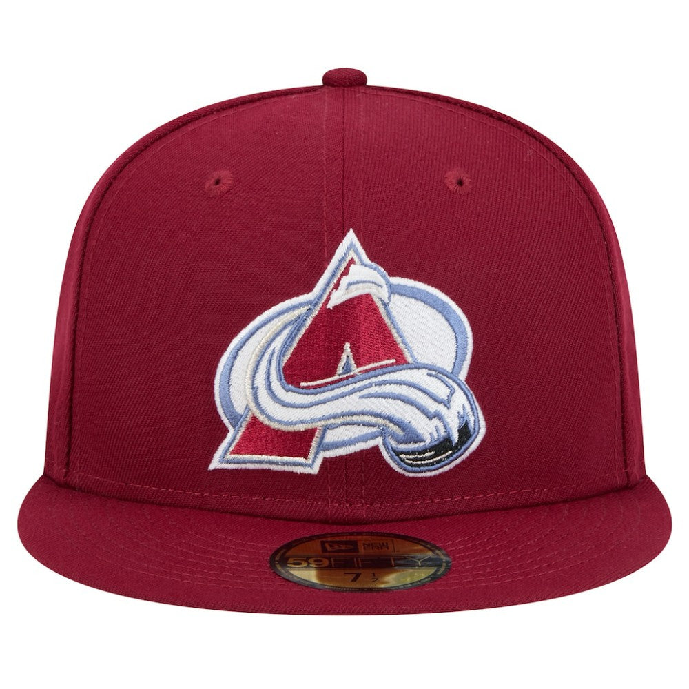 Colorado Avalanche New Era Core 59FIFTY Fitted Hat - Burgundy | US 202165710