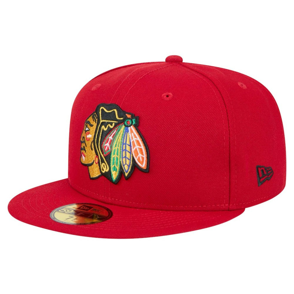 Chicago Blackhawks New Era Core 59FIFTY Fitted Hat - Red | US 202165712